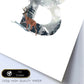Poster de letra B. Lámina estilo Invierno con imágenes del alfabeto.-Artwork-Nacnic-Nacnic Estudio SL