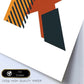 Poster de letra K. Lámina estilo Geometria con imágenes del alfabeto.-Artwork-Nacnic-Nacnic Estudio SL
