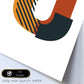 Poster de letra U. Lámina estilo Geometria con imágenes del alfabeto.-Artwork-Nacnic-Nacnic Estudio SL