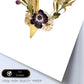 Poster de letra V. Lámina estilo Dorado Floral con imágenes del alfabeto.-Artwork-Nacnic-Nacnic Estudio SL