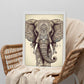 Póster de Elefante en Línea