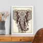 Póster de Elefante en Línea