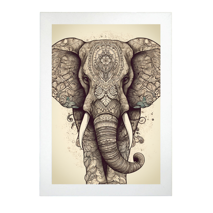 Póster de Elefante en Línea