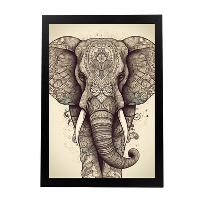 Póster de Elefante en Línea