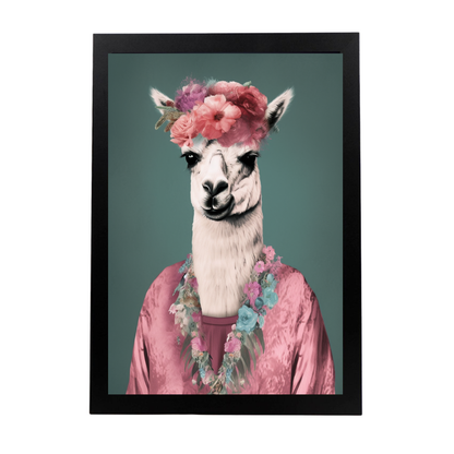 Póster de Llama de Moda