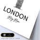 Poster de Londres - Big Ben. Láminas con monumentos de ciudades.-Artwork-Nacnic-Nacnic Estudio SL