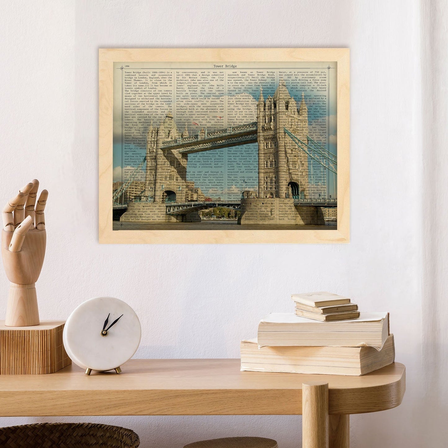 Poster de Londres (Las torres). Láminas e ilustraciones de ciudades del mundo y monumentos famosos.-Artwork-Nacnic-Nacnic Estudio SL