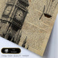 Poster de Londres. Big Ben. Láminas de monumentos del mundo. Diseño de viaje y de paises.-Artwork-Nacnic-Nacnic Estudio SL