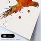 Poster de Loro estilo acuarela. Láminas de animales con estilo acuarela-Artwork-Nacnic-Nacnic Estudio SL