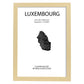 Poster de Luxemburgo. Láminas de paises y continentes del mundo.-Artwork-Nacnic-A4-Marco Madera clara-Nacnic Estudio SL