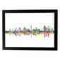 Poster de Madrid estilo acuarela. Mix de láminas con estilo acuarela-Artwork-Nacnic-A4-Marco Negro-Nacnic Estudio SL