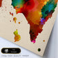 Poster de Mapa Espana 3. Láminas e ilustraciones de ciudades, comunidades, y mapas de España.-Artwork-Nacnic-Nacnic Estudio SL