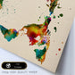Poster de Mapa mundi 2. Láminas e ilustraciones de ciudades, comunidades, y mapas de España.-Artwork-Nacnic-Nacnic Estudio SL