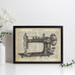 Poster de Maquina de coser Carolina.Láminas vintage para Posters con diseño vintage y definiciones.-Artwork-Nacnic-Nacnic Estudio SL