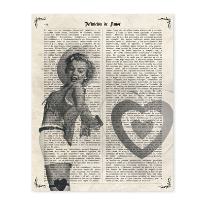 Poster de Marilyn Monroe vaquera. Láminas de personajes importantes. Posters de músicos, actores, inventores, exploradores, ...-Artwork-Nacnic-A4-Sin marco-Nacnic Estudio SL