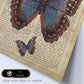 Poster de Mariposa azul negra. Láminas de mariposas. Decoración de mariposas y polillas.-Artwork-Nacnic-Nacnic Estudio SL