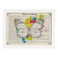 Poster de Mariposa blanco y negro. Láminas de mariposas. Decoración de mariposas y polillas.-Artwork-Nacnic-A4-Marco Blanco-Nacnic Estudio SL