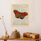Poster de Mariposa Pavo real. Láminas de mariposas. Decoración de mariposas y polillas.-Artwork-Nacnic-Nacnic Estudio SL