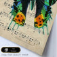 Poster de Mariposa verde. Láminas de mariposas. Decoración de mariposas y polillas.-Artwork-Nacnic-Nacnic Estudio SL