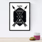 Poster de Mensajes blanco y negro. Lámina decorativa de diseño.-Artwork-Nacnic-Nacnic Estudio SL