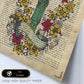Poster de Microfono con flores. Láminas musicales con definiciones para-Artwork-Nacnic-Nacnic Estudio SL