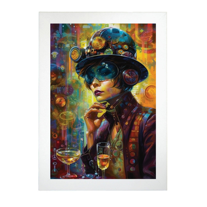 Póster de Moda Asiática Joven
