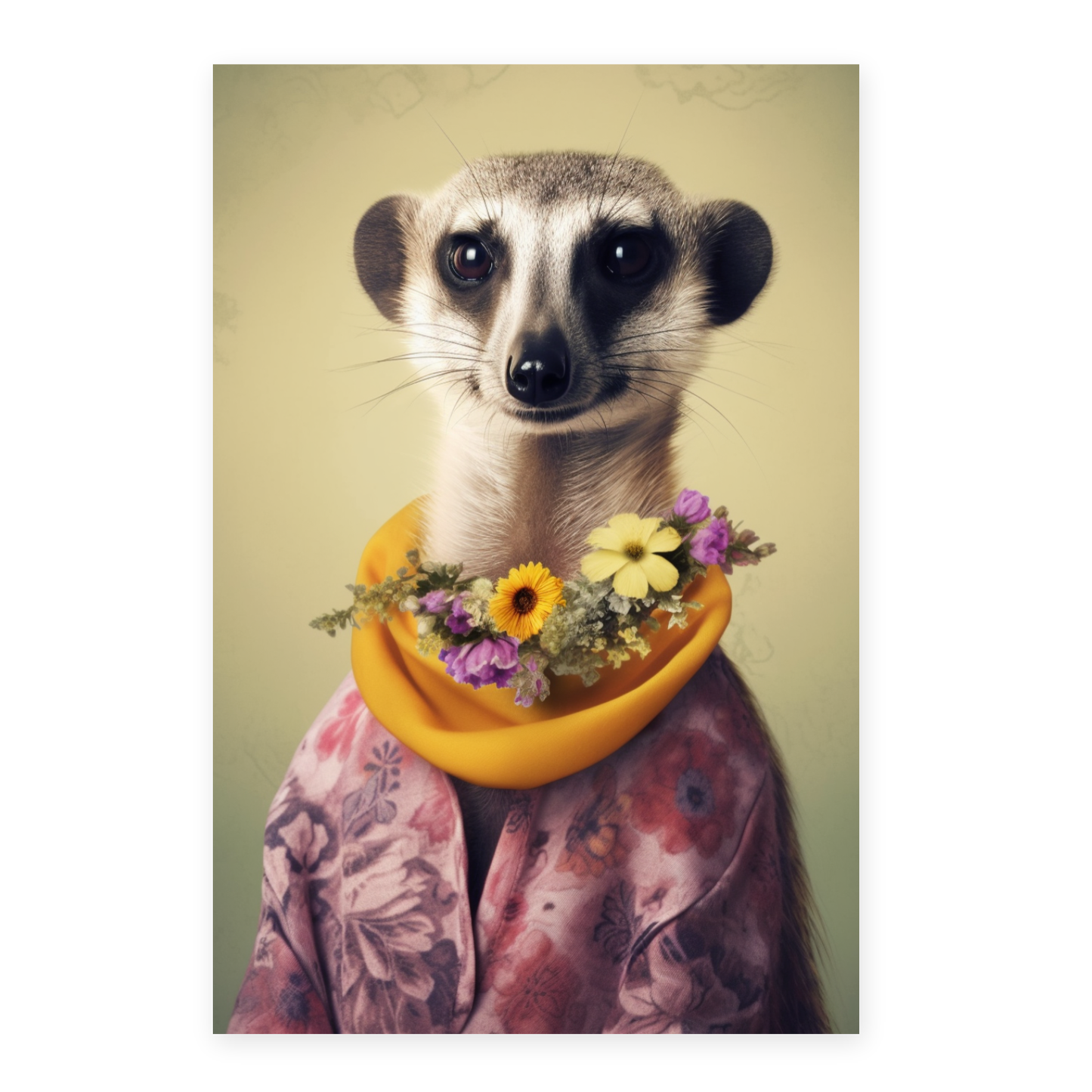 Póster de moda suricata