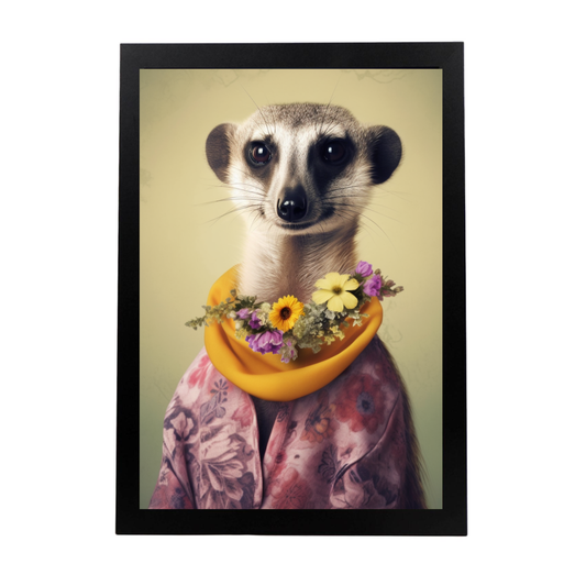Póster de moda suricata