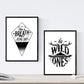 Poster de Montañas blanco y negro. Lámina decorativa de diseño.-Artwork-Nacnic-Nacnic Estudio SL
