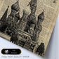 Poster de Moscu. San Basilio. Láminas de monumentos del mundo. Diseño de viaje y de paises.-Artwork-Nacnic-Nacnic Estudio SL