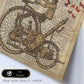 Poster de Moto a vapor. Láminas de vehículos con definiciones. Ilustraciones vintage de coches, motos, aviones, -Artwork-Nacnic-Nacnic Estudio SL