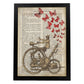 Poster de Moto a vapor. Láminas de vehículos con definiciones. Ilustraciones vintage de coches, motos, aviones, -Artwork-Nacnic-A3-Marco Negro-Nacnic Estudio SL