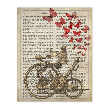 Poster de Moto a vapor. Láminas de vehículos con definiciones. Ilustraciones vintage de coches, motos, aviones, -Artwork-Nacnic-A4-Sin marco-Nacnic Estudio SL