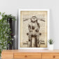 Poster de Moto. Láminas de vehículos con definiciones. Ilustraciones vintage de coches, motos, aviones, -Artwork-Nacnic-Nacnic Estudio SL