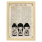 Poster de Muñecas japonesas. Láminas de geishas. Diseños japoneses con definiciones de la cultura japonesa.-Artwork-Nacnic-A4-Marco Madera clara-Nacnic Estudio SL