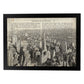 Poster de New York 2. Láminas e ilustraciones de ciudades del mundo y monumentos famosos.-Artwork-Nacnic-A4-Marco Negro-Nacnic Estudio SL