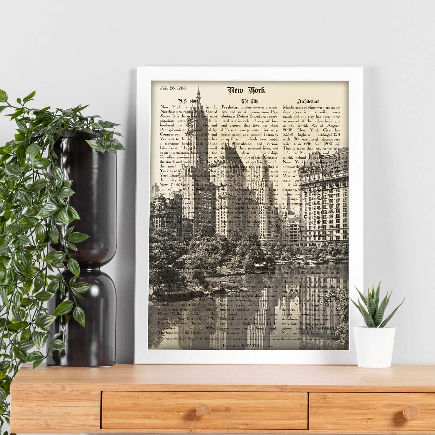 Poster de New York 4. Láminas e ilustraciones de ciudades del mundo y monumentos famosos.-Artwork-Nacnic-Nacnic Estudio SL