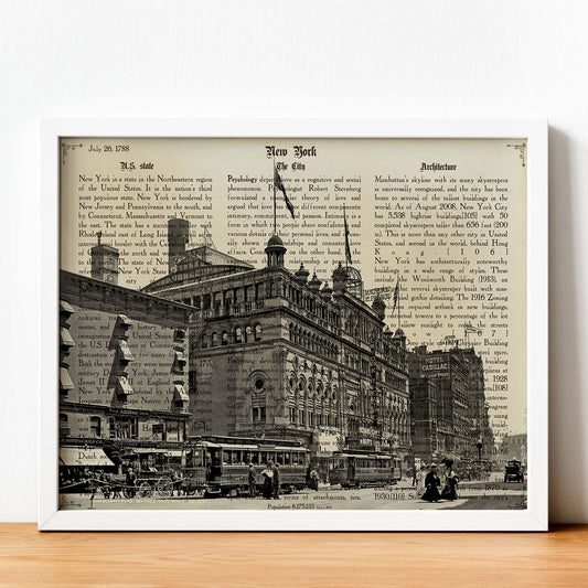 Poster de New York 6. Láminas e ilustraciones de ciudades del mundo y monumentos famosos.-Artwork-Nacnic-Nacnic Estudio SL