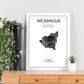 Poster de Nicaragua. Láminas de paises y continentes del mundo.-Artwork-Nacnic-Nacnic Estudio SL
