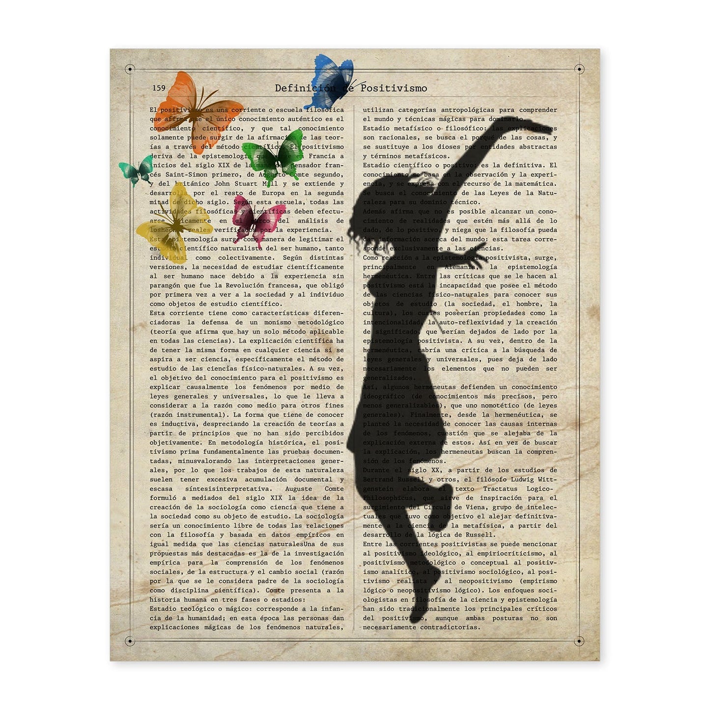 Poster de Niña saltando. Lámina para niñas con imágenes de chicas pequeñas.-Artwork-Nacnic-A4-Sin marco-Nacnic Estudio SL