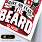 Poster de No temas a la barba. Lámina decorativa de diseño.-Artwork-Nacnic-Nacnic Estudio SL