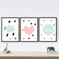 Poster de Nube corazon. Lámina de nubes para niños.-Artwork-Nacnic-Nacnic Estudio SL
