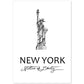 Poster de Nueva York - Estatua de la libertad. Láminas con monumentos de ciudades.-Artwork-Nacnic-A4-Sin marco-Nacnic Estudio SL