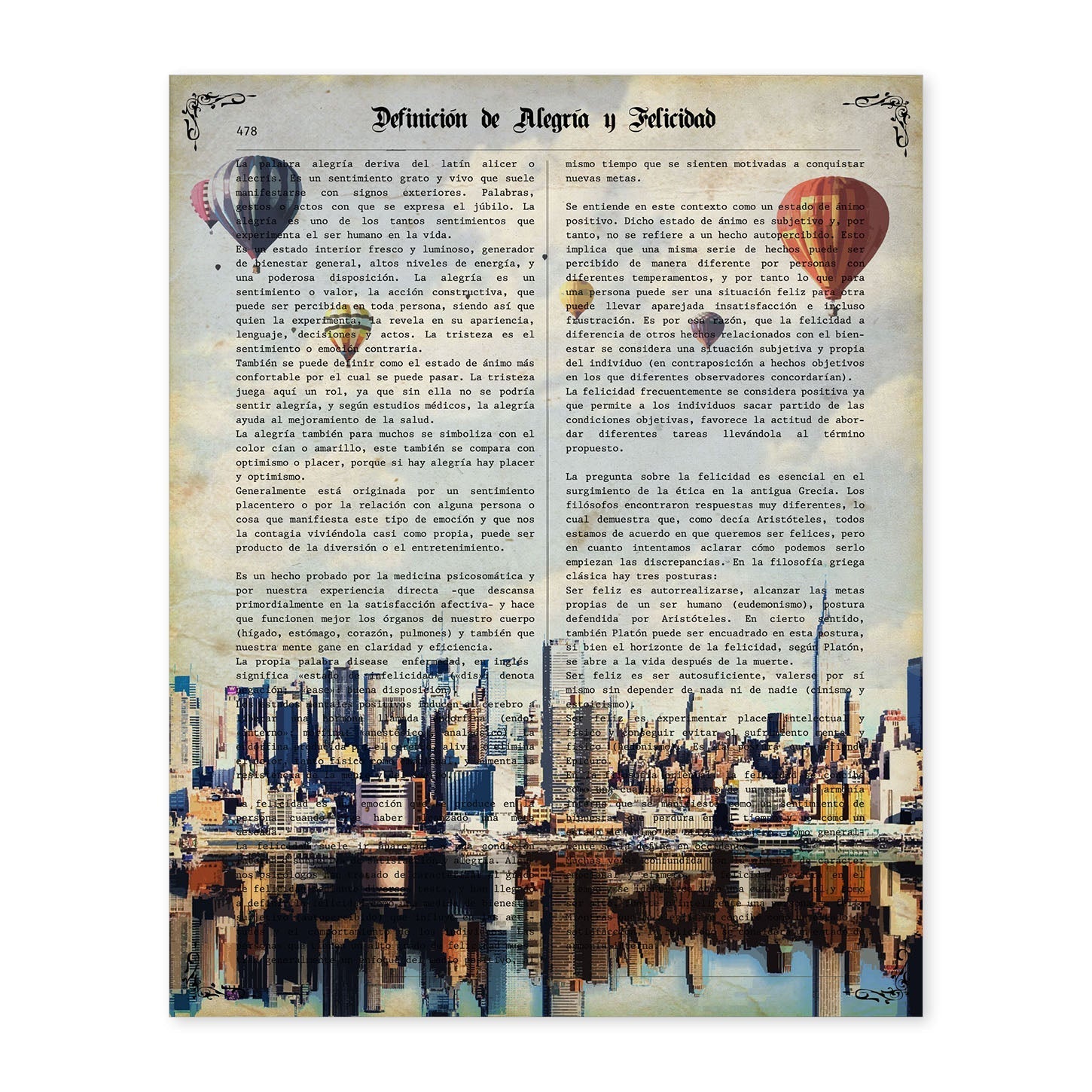 Poster de Nueva York. Láminas e ilustraciones de ciudades del mundo y monumentos famosos.-Artwork-Nacnic-A4-Sin marco-Nacnic Estudio SL