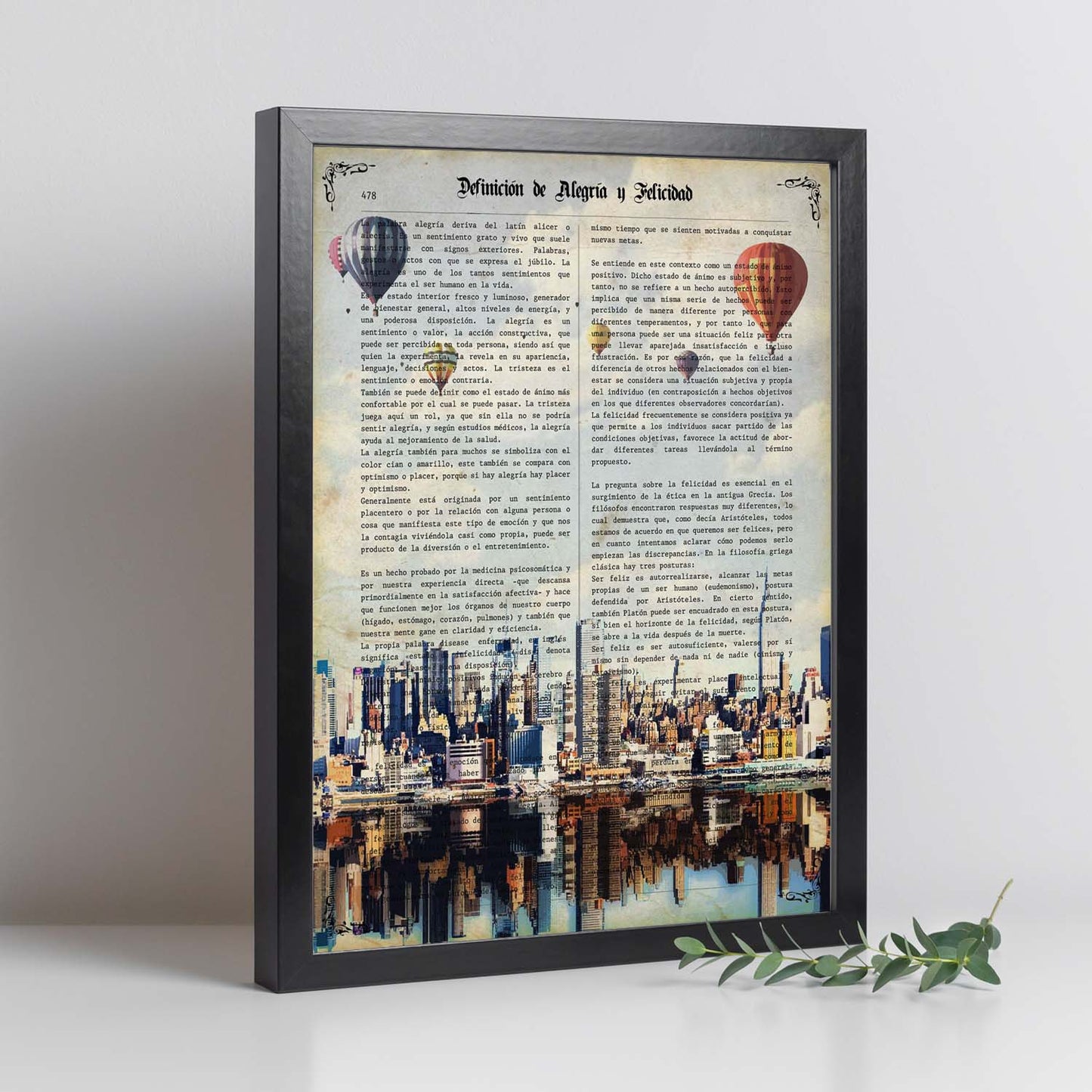 Poster de Nueva York. Láminas e ilustraciones de ciudades del mundo y monumentos famosos.-Artwork-Nacnic-Nacnic Estudio SL