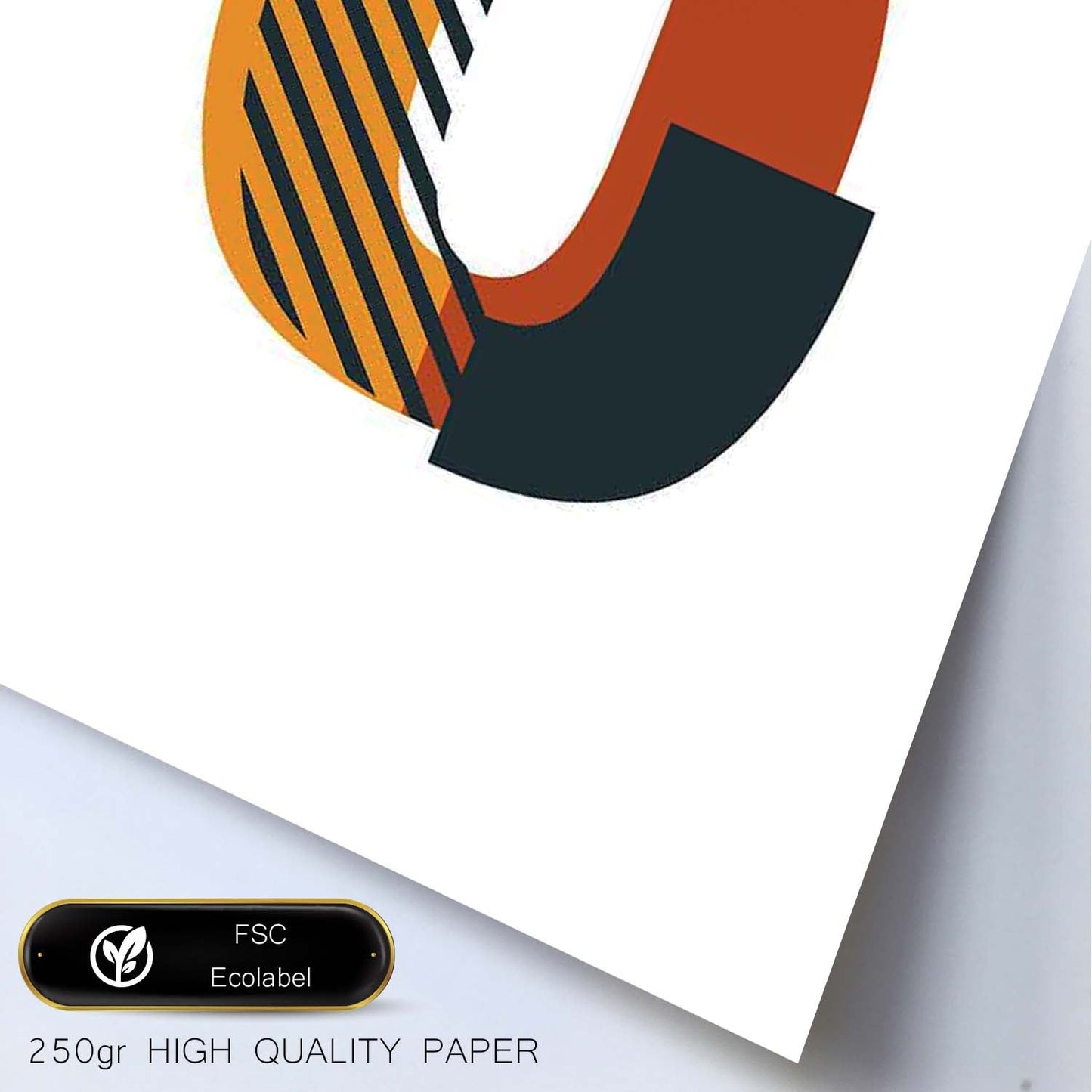 Poster de número 0. Lámina estilo Geometria con imágenes del alfabeto.-Artwork-Nacnic-Nacnic Estudio SL