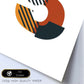 Poster de número 5. Lámina estilo Geometria con imágenes del alfabeto.-Artwork-Nacnic-Nacnic Estudio SL