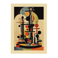 Póster Estilo Bauhaus de Objeto Vanguardista