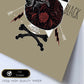 Poster de Oscuridad completa. Lámina decorativa de diseño.-Artwork-Nacnic-Nacnic Estudio SL