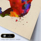 Poster de oso con diseño acuarela. Mix de láminas con estilo acuarela-Artwork-Nacnic-Nacnic Estudio SL